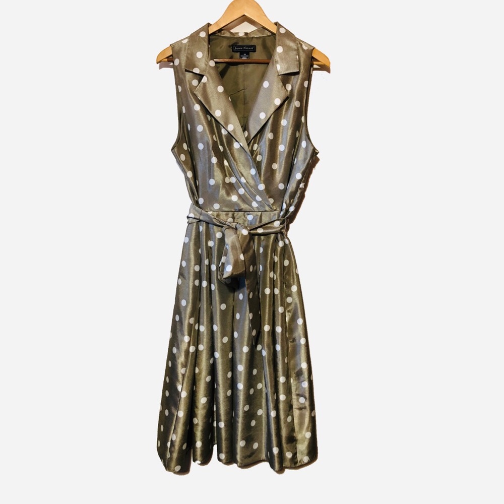 Nwot Plus sz 18 Jessica Howard polka dot Dress